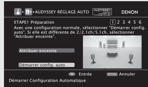DENON CARA S-5BD - Configuration des enceintes - 2