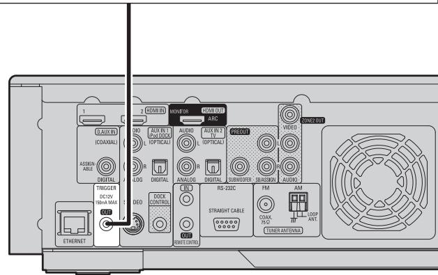 DENON CARA S-5BD - Prises TRIGGER OUT - 1