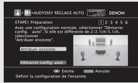 DENON CARA S-5BD - Configuration des enceintes - 3