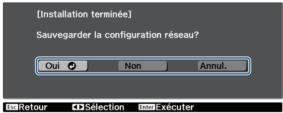 CANON TW-6700W - Remarques concernant l'utilisation du menu Réseau - 2