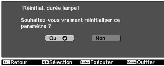 CANON TW-6700W - Remise à zéro de la durée d'utilisation de la lampe - 2