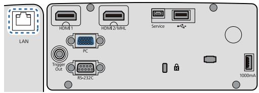 CANON TW-6700W - □ Connexion au port Trigger Out (EH-TW6800 uniquement) - 4
