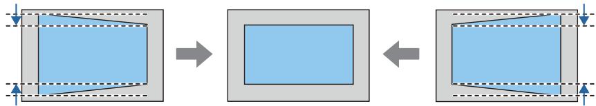CANON TW-6700W - Si la gauche ou la droite de l'image est trop large - 2