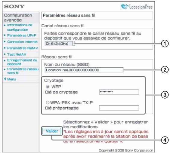 SONY 2-671-880-31 - Paramètres réseau sans fil - 1