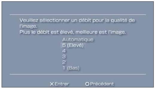 SONY 2-671-880-31 - A l'aide des touches directionnelles, sélectionnez le débit, puis appuyez sur la touche ⑧ . - 1