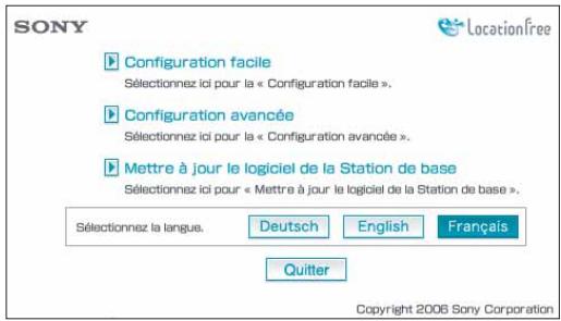 SONY 2-671-880-31 - Sélectionnez [Configuration facile], puis appuyez sur la touche  . - 1