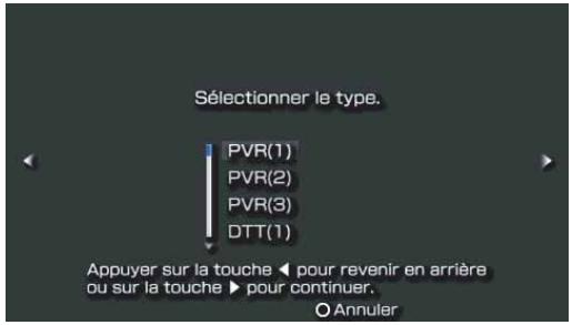 SONY 2-671-880-31 - Sélectionnez le type de produit du dispositif connecté, puis appuyez sur la touche droite. - 1