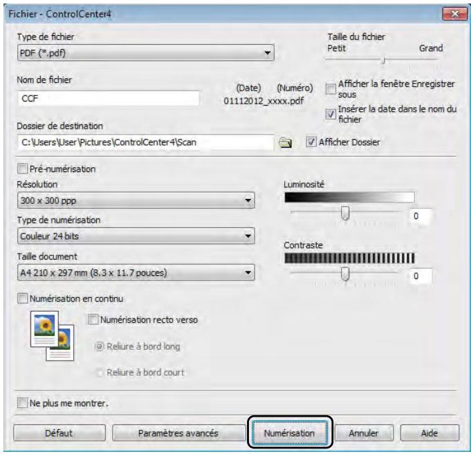 BROTHER MFC9330CDW - Appuyez sur Numérisation. - 1