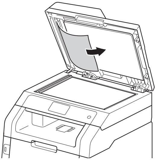 BROTHER MFC9330CDW - Le document est coincide sous le capot document - 1