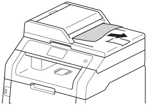 BROTHER MFC9330CDW - Le document est coincide au niveau du bac de sortie - 1