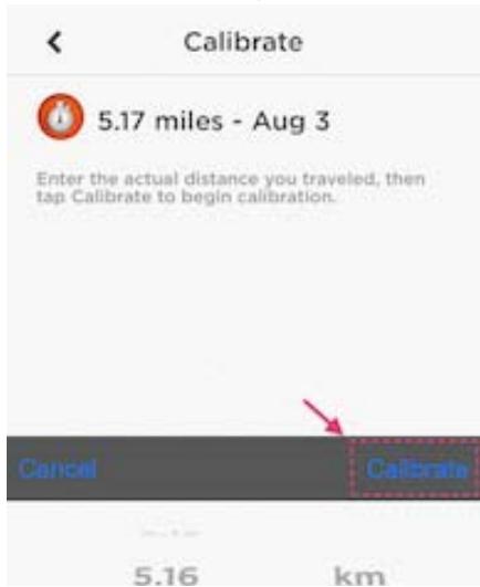 JAWBONE UPMOVE - Comment calibrer: - 5