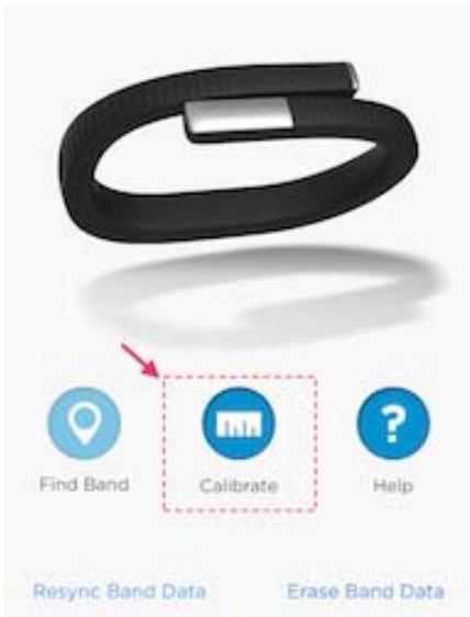 JAWBONE UPMOVE - Comment calibrer: - 3