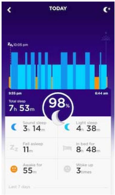 JAWBONE UPMOVE - Sommeil - 1