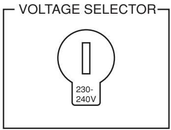 YAMAHA CDC-697T - ■ VOLTAGE SELECTOR (Modèles pour l'Asie et modèle général uniquement) - 1