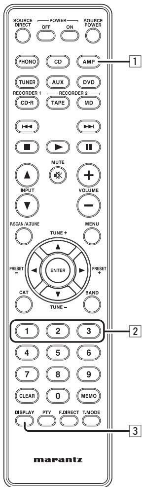MARANTZ PM6003/N1SG - RÉGLAGE CODE DE TÉLECOMMANDE - 1