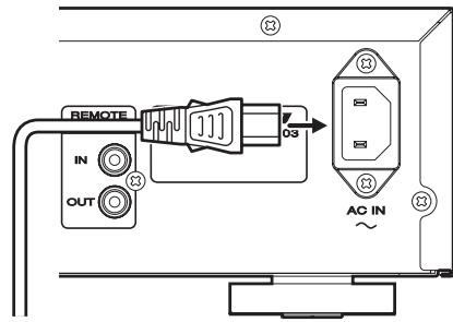 MARANTZ PM6003/N1SG - CONNEXION DU CORDON D'ALIMENTATION SECTEUR - 1