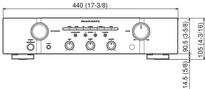 MARANTZ PM6003/N1SG - DIMENSIONS - 2