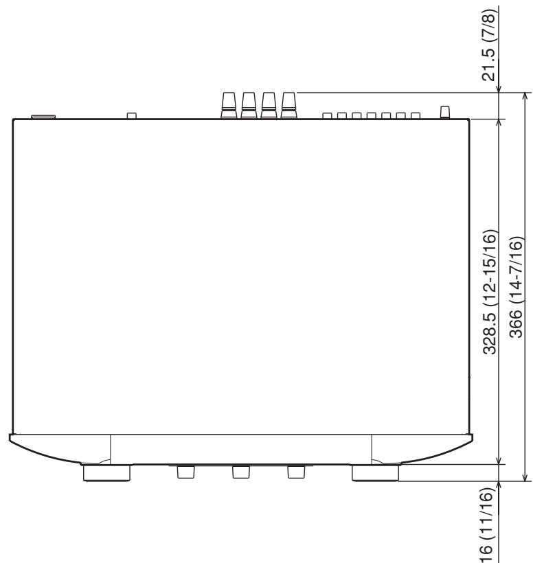 MARANTZ PM6003/N1SG - DIMENSIONS - 1