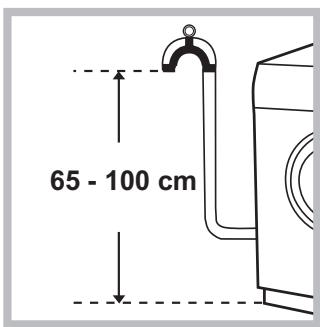 HOTPOINT-ARISTON AQM 9 D 49 U/A - Raccordement du tuyau de vidange - 1