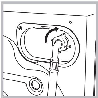 HOTPOINT-ARISTON AQM 9 D 49 U/A - Raccordement du tuyau d'arrivée de l'eau - 1
