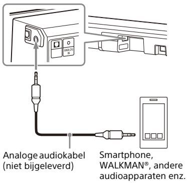 SONY HT-A7000 - Sluit een audioapparaat aan op ANALOG IN-aansluiting. - 1
