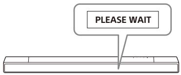 SONY HT-A7000 - Patientez jusqu'à ce que [PLEASE WAIT] disparaïse de l'afficheur du panneau avant et que l'indication suivante apparaïse sur l'afficheur du panneau avant. - 1