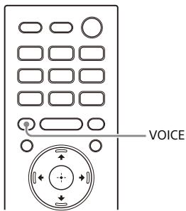 SONY HT-A7000 - Rendre les dialogues plus audibles (VOICE) - 1