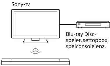 SONY HT-A7000 - Wat u=kunt doen als u via BLUETOOTH verbinding maakt met een tv - 1
