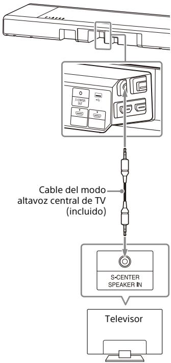 SONY HT-A7000 - Si el tevisor tiene la toma S-CENTER SPEAKER IN - 1