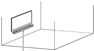 SONY HT-A7000 - Montaje del altovoz de barra en una pared - 1