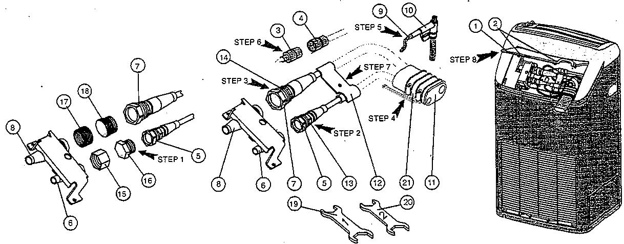 AIRWELL AELIA 10CD R407C - MONTAGE DES UNITS (Voir Figure 12 et 13) - 1