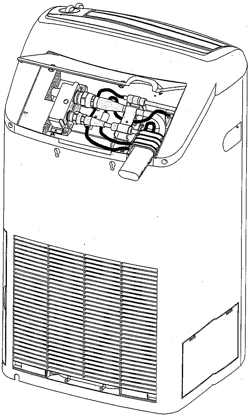 AIRWELL AELIA 10CD R407C - UTILISATION DE LA LIAISON DEMONTABLE (OPTIONNEL) - 1