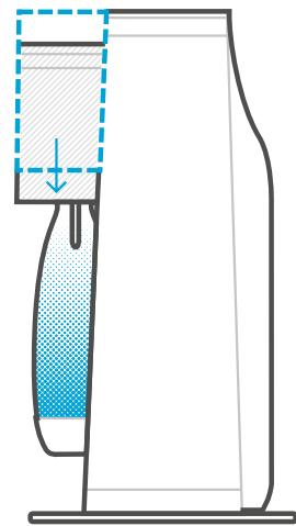 SODASTREAM SOURCER ROUGE - RÉALISATION D'EAU GAZEUSE - 2