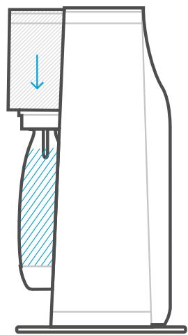 SODASTREAM SOURCER ROUGE - RÉALISATION D'EAU GAZEUSE - 1