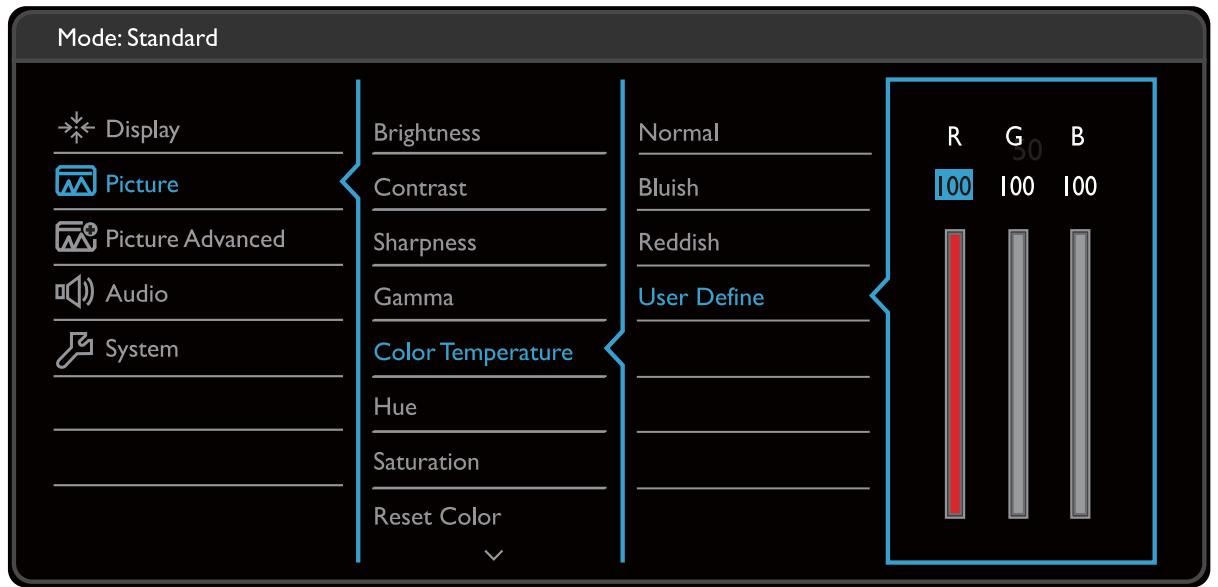 BENO GW2470H - Menu Image - 1