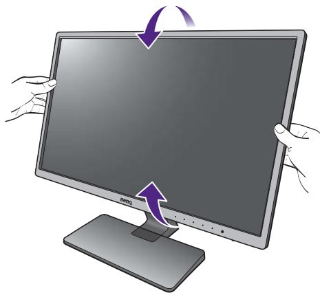 BENO GW2470H - Fixez la base du moniteur. - 10