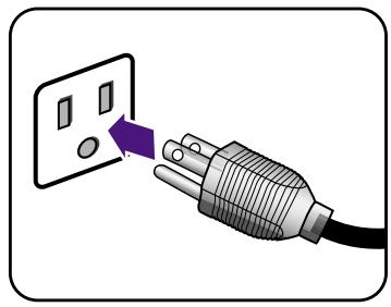 BENO GW2470H - Connexion de l'alimentation et mise sous tension. - 4