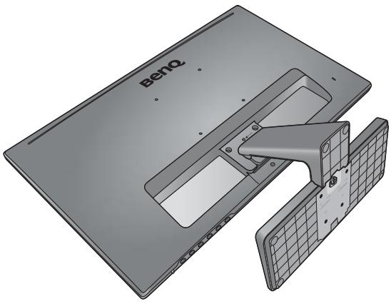 BENO GW2470H - Fixez la base du moniteur. - 8