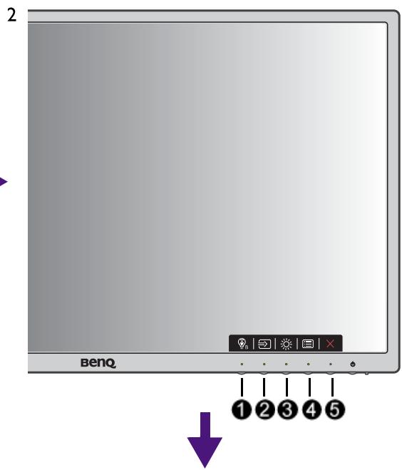 BENO GW2470H - Utilisation de base des menus - 2