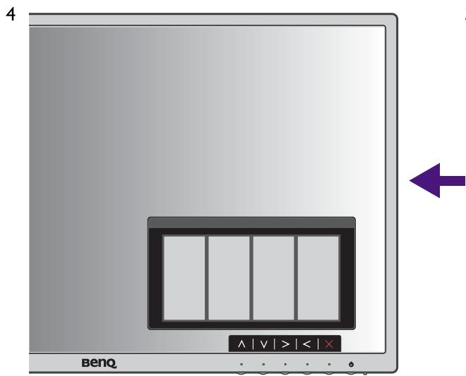 BENO GW2470H - Utilisation de base des menus - 3