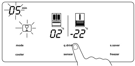 FALCON FDXD18SS/C - Annuler le q mode boisson - 2