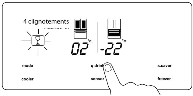 FALCON FDXD18SS/C - Réglez le mode boisson refroidissement des boissons - 1