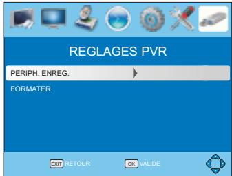 PEEKTON PK1890 - REGLAGES PVR - 1