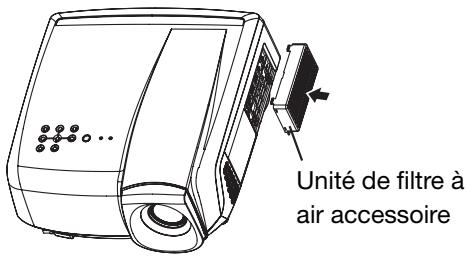 MITSUBISHI HC 5500Cc - Fixation de l'unité de filtré à air accessoire - 1