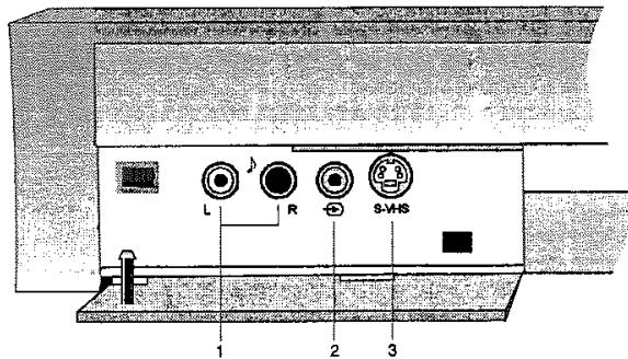 WALTHAM DVDR500 - PRISES DE LA FACE AVANT - 1