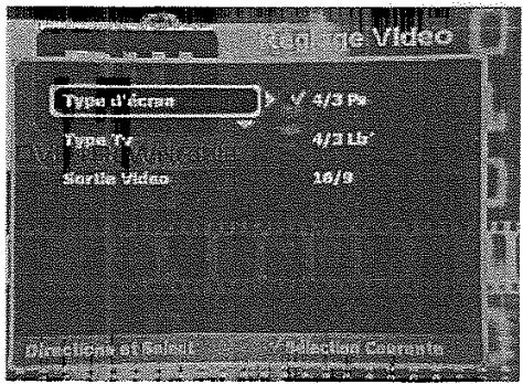 WALTHAM DVDR500 - A RÉGLAGE VIDÉO - AFFICHAGE TV - 2
