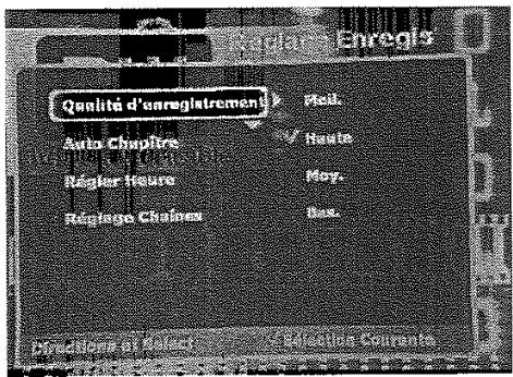 WALTHAM DVDR500 - RECORDING QUALITY (REGLAGE DEL'ENREGISTREMENT-QUALITÉ DE L'ENREGISTREMENT) - 2
