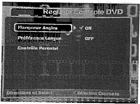 WALTHAM DVDR500 - RÉGLAGE CONTRÔLE DVD - REPÈRE ANGLE - 2
