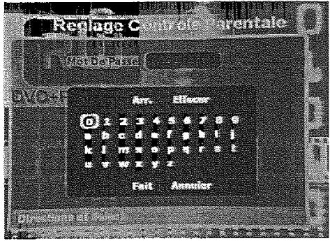 WALTHAM DVDR500 - RÉGLAGE CONTRÔLE DVD - CONTRÔLE PARENTAL - 3