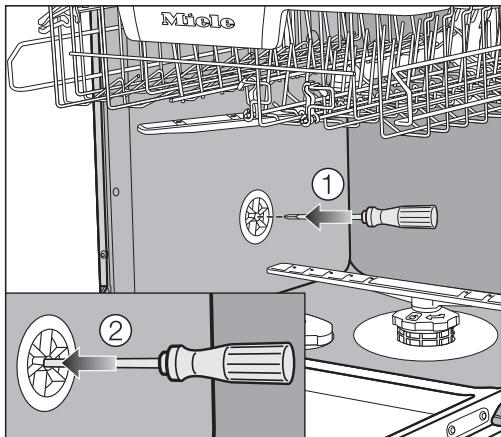 MIELE G5052SCVI - Purger la vidange d'eau - 1